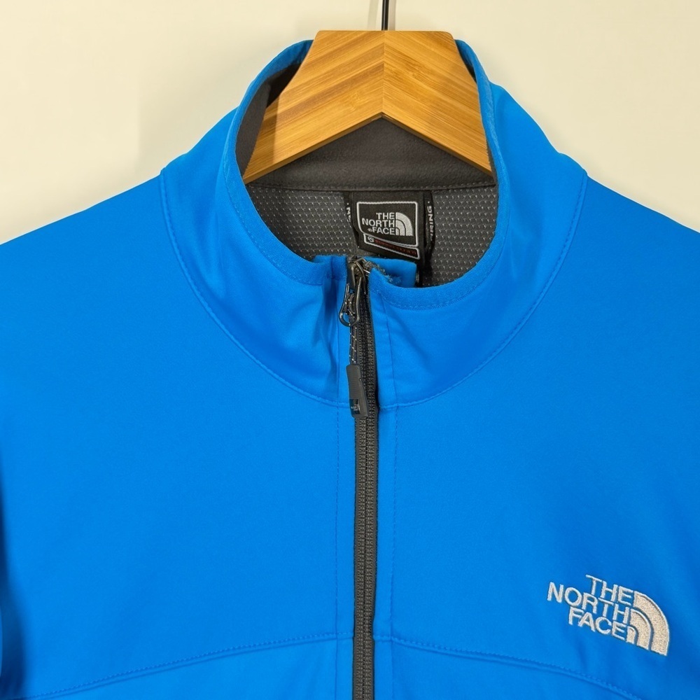 The North Face Womens Summit Series Windstopper Soft Shell Jacket Blue Size L - Picture 10 of 10